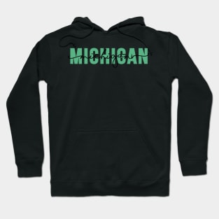 Michigan - Green Hoodie